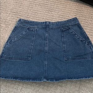 kendall and kylie denim skirt